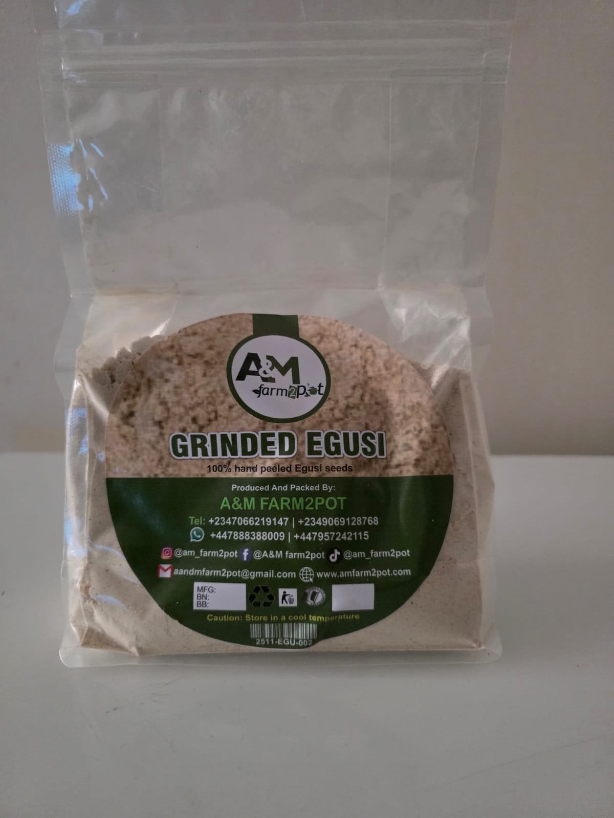 Grinded Egusi