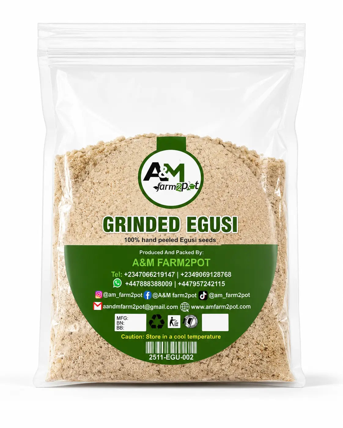 Grinded Egusi